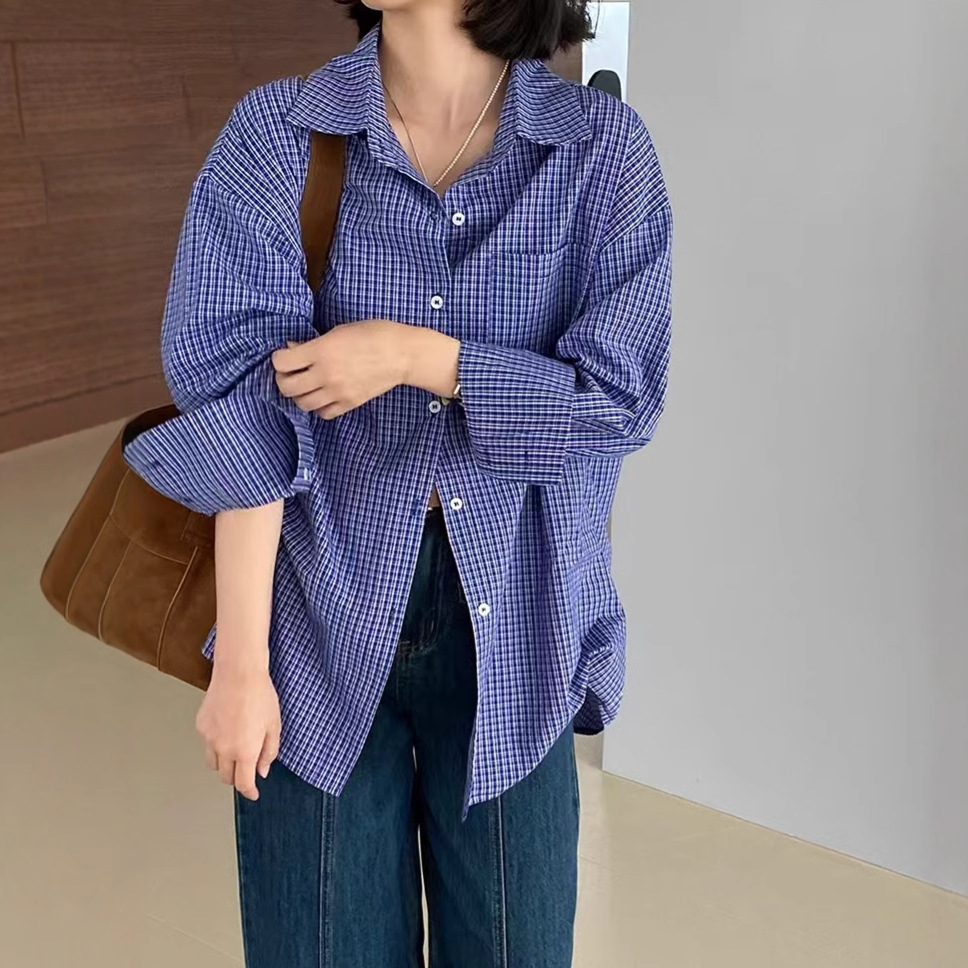 Korean Street Fashion Female - Oversized Korean Fashion Camisa Clothes Vintage