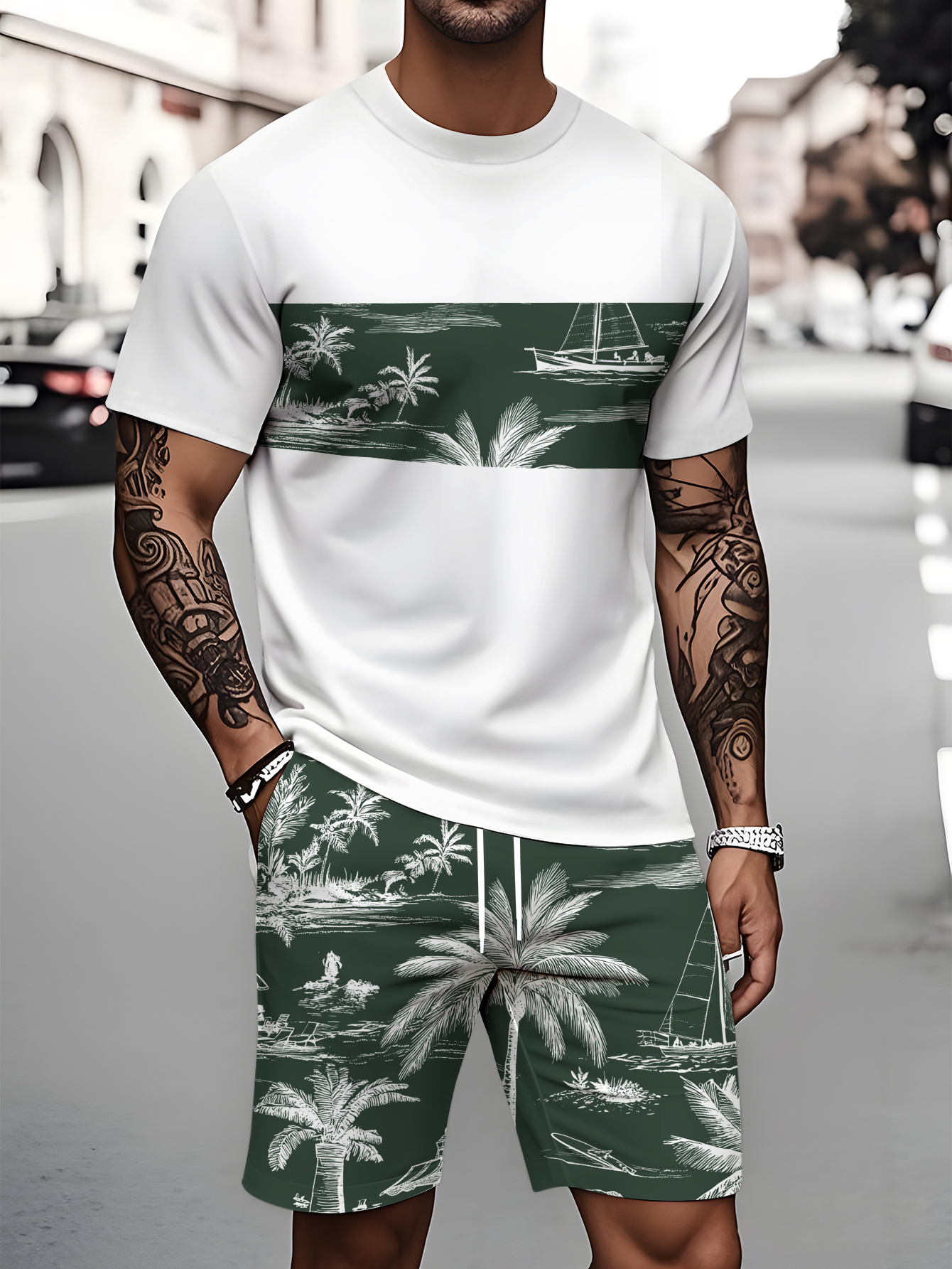Street Fashion Clothes - 2026 Summer Fashion T-Shirt and Shorts