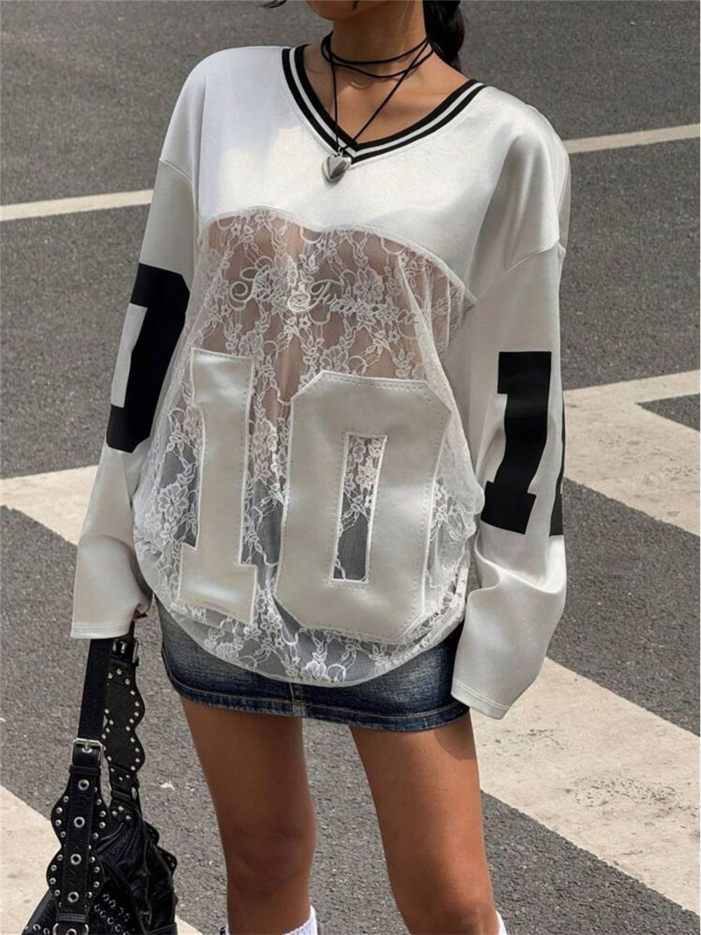 Street Fashion For 2026 - 2026 New Summer Y2K Perspective Lace