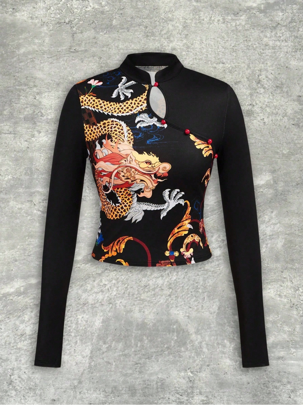 Street Fashion For 2026 - 2026 New Chinese Y2K Dragon Pattern