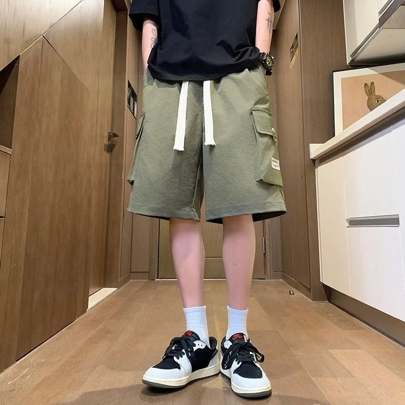 With Pockets Baggy Solid Long  - đánh giá và giá Cargo Pant Wide