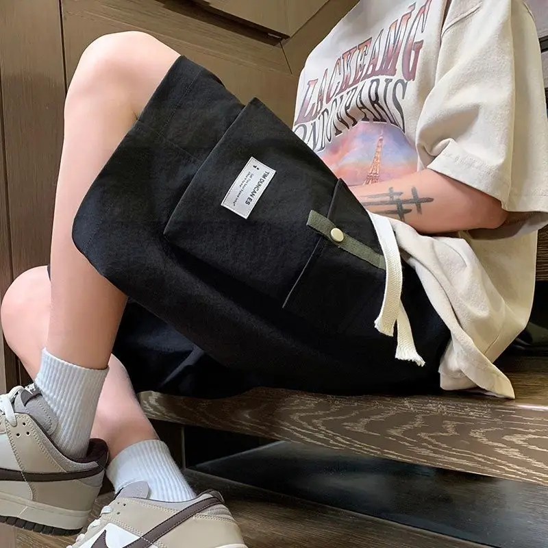 With Pockets Baggy Solid Long  - đánh giá và giá Cargo Pant Wide
