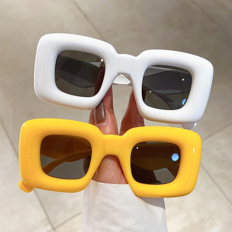 New Women Square Sunglasses Fe - đánh giá và giá Street Fashion Photo