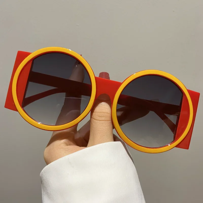 Round Sunglasses Fashion Beach - đánh giá và giá Street Fashion Photo