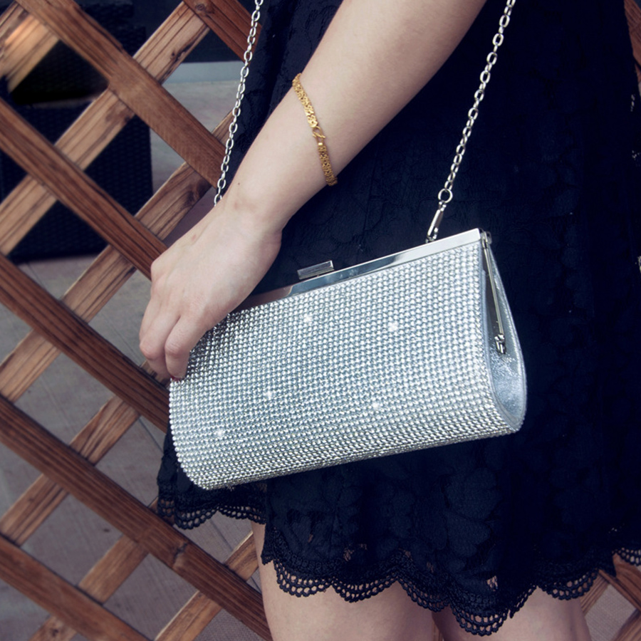 Chain Women Evening Bag Clip S - đánh giá và giá Street Fashion Photo