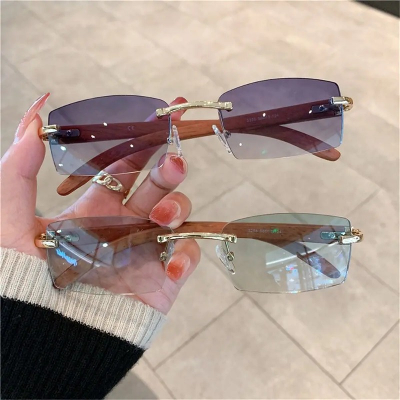 Trendy Punk Sunglasses Rimless - đánh giá và giá Street Fashion Glasses