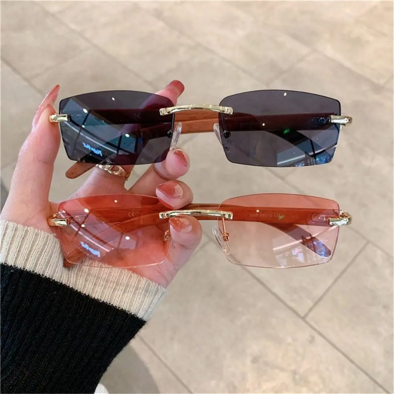 Trendy Punk Sunglasses Rimless - đánh giá và giá Street Fashion Glasses