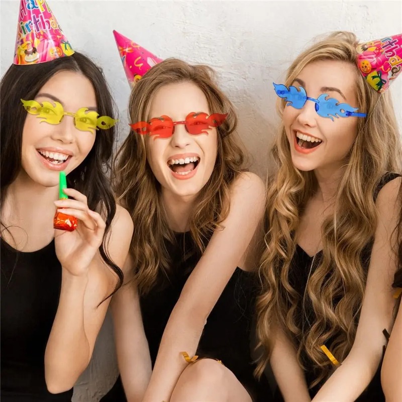Fire Flame Sunglasses Women De - đánh giá và giá Street Fashion Glasses