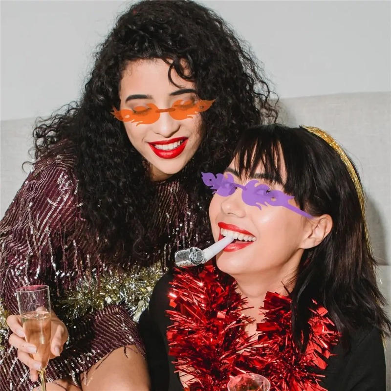 Fire Flame Sunglasses Women De - đánh giá và giá Street Fashion Glasses