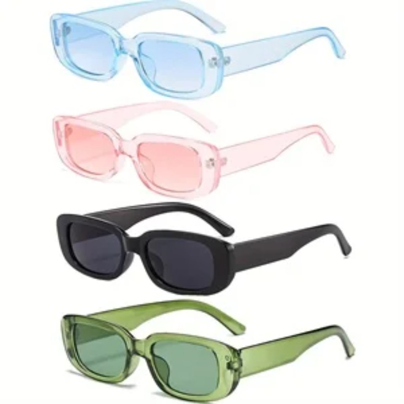 1/4pcs New Small Square Sungla - đánh giá và giá Street Fashion Glasses