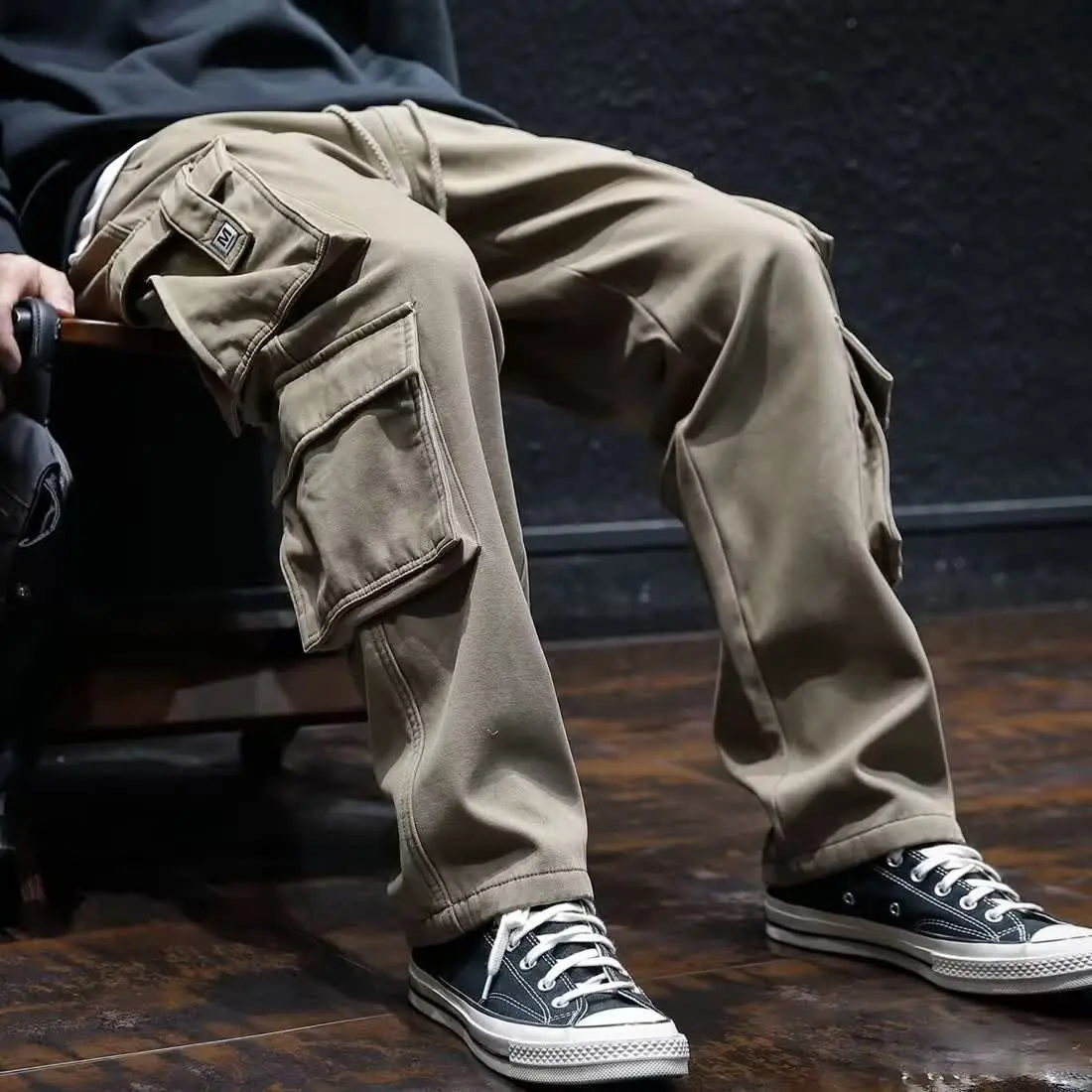 Wide Multi Pocket Trousers Man - đánh giá và giá Cargo Pant Wide