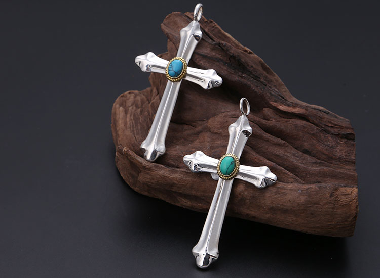Sterling Silver Turquoise Cros - đánh giá và giá Street Fashion Photo