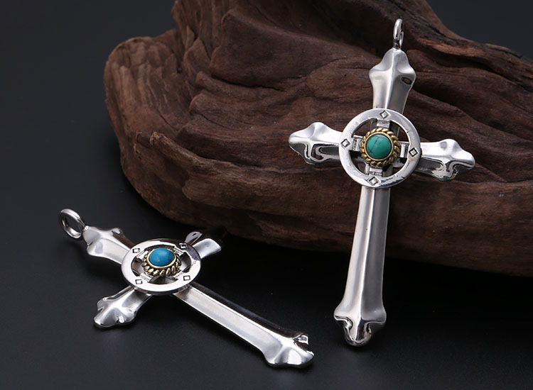 Sterling Silver Turquoise Cros - đánh giá và giá Street Fashion Photo