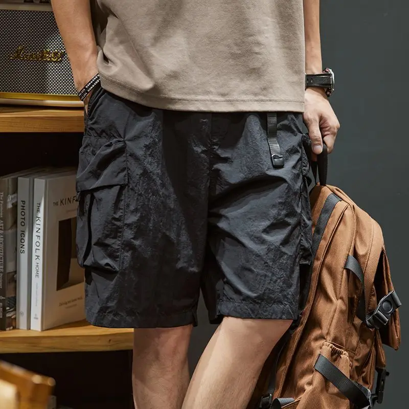 Elastic Waist Multi Pocket Sol - đánh giá và giá Cargo Pant Wide
