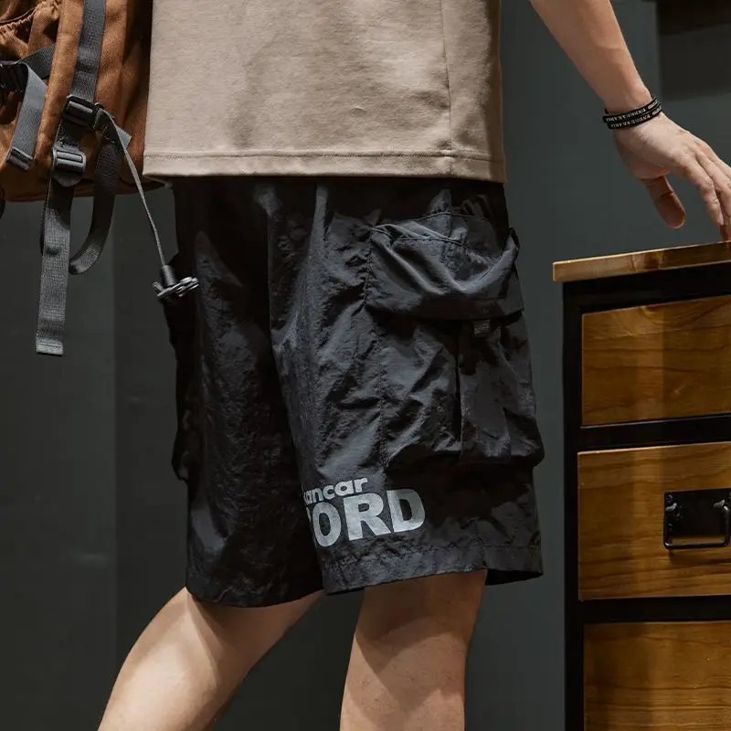 Elastic Waist Multi Pocket Sol - đánh giá và giá Cargo Pant Wide