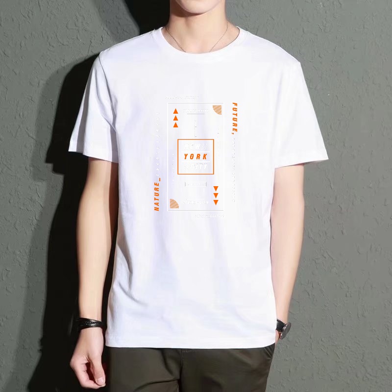 Men's Black Round-Neck Short-S - đánh giá và giá Street Fashion Of New York
