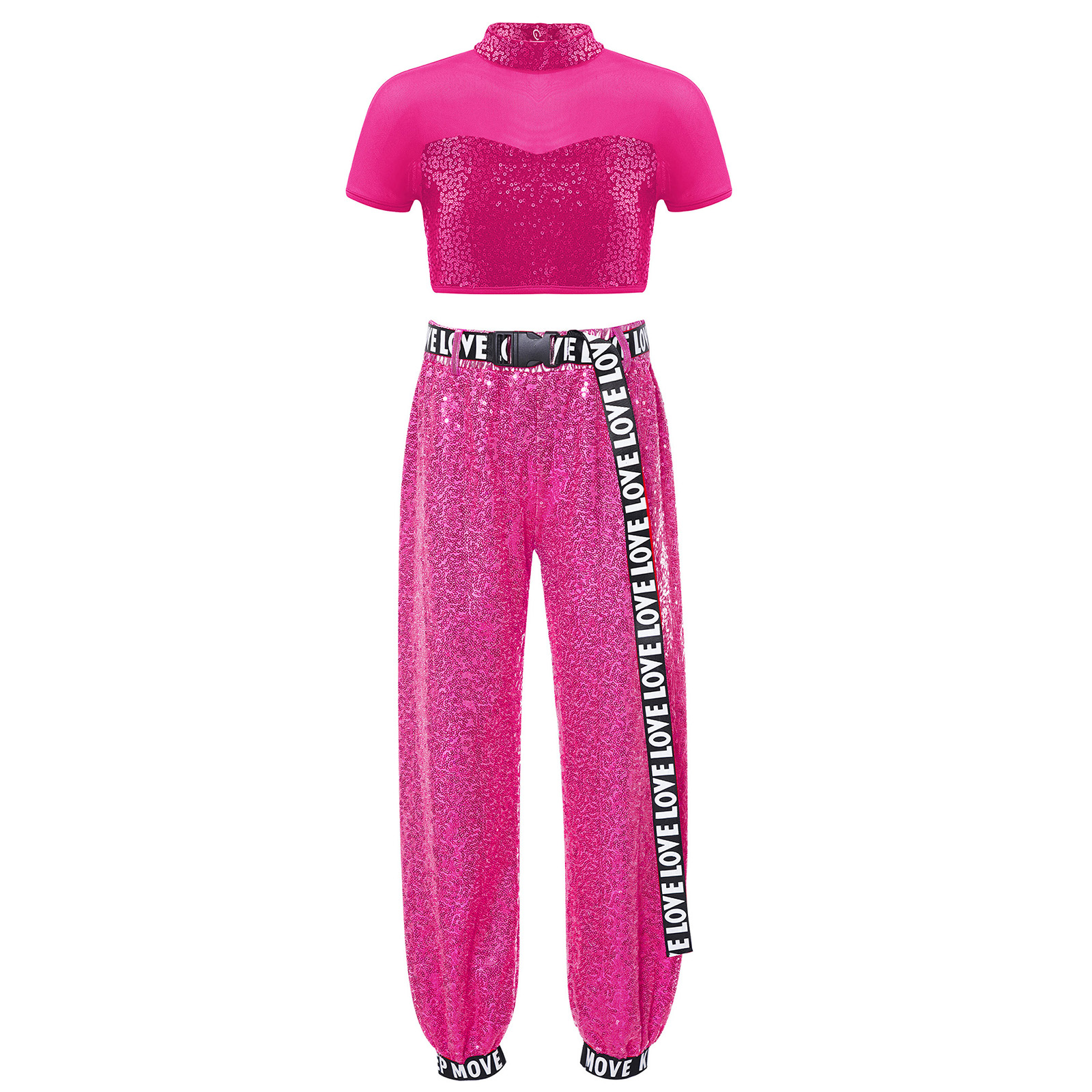 Children Shiny Sequins Dance C - đánh giá và giá Street Fashion Baggy