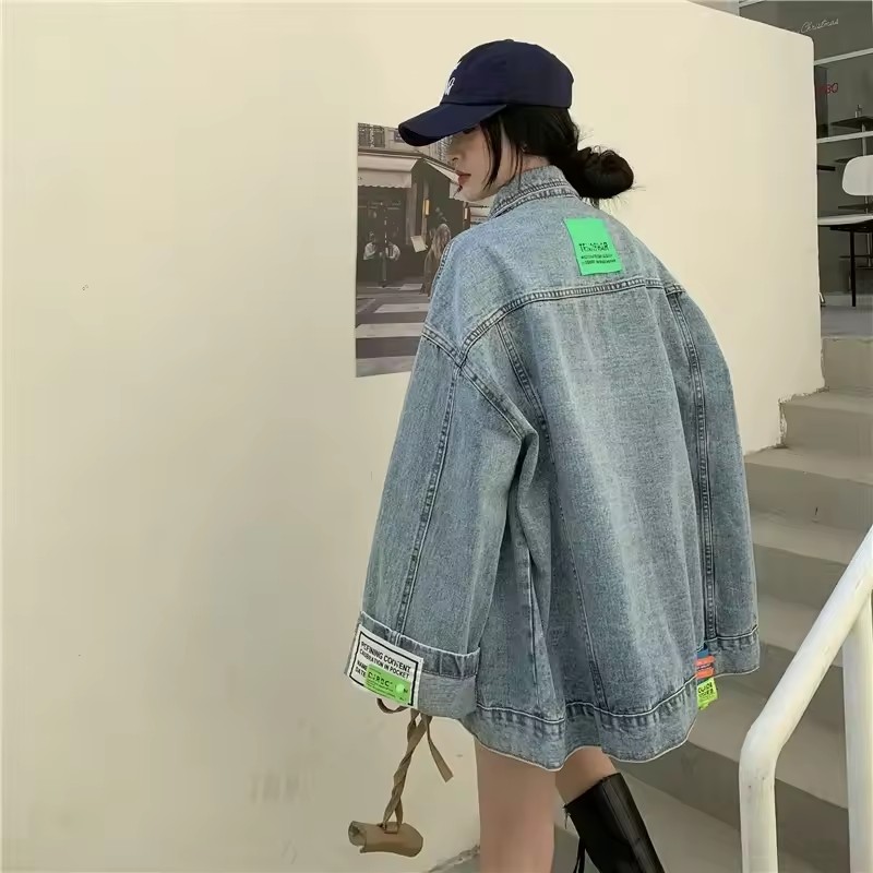 2025 New Fashion Denim Jacket  - đánh giá và giá Korean Street Fashion Female