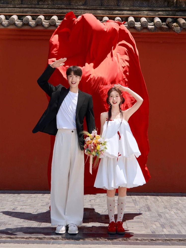 Morning Robe Wedding Dress Pho - đánh giá và giá Street Fashion Photography