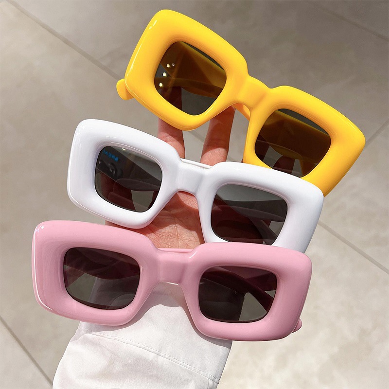 New Women Square Sunglasses Fe - đánh giá và giá Street Fashion Photo