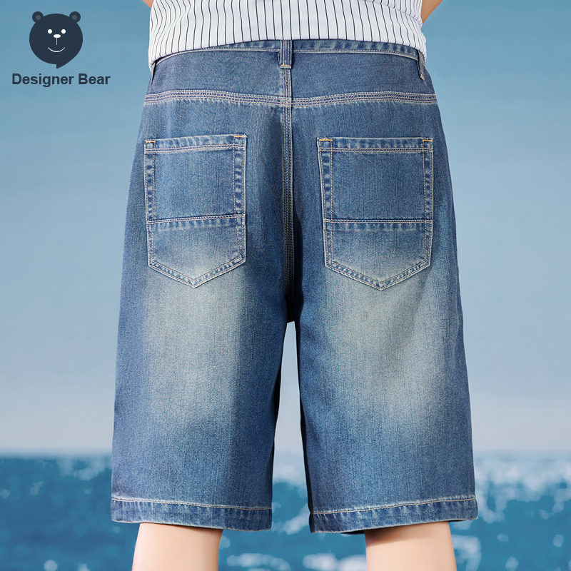 Summer Thin Men's Denim Shorts - đánh giá và giá Street Fashion Baggy