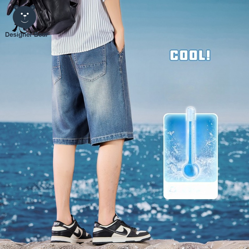 Summer Thin Men's Denim Shorts - đánh giá và giá Street Fashion Baggy