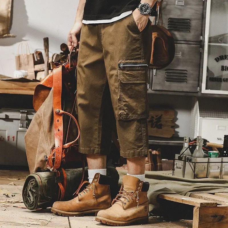 With Zipper Khaki Draw String  - đánh giá và giá Cargo Pant Wide