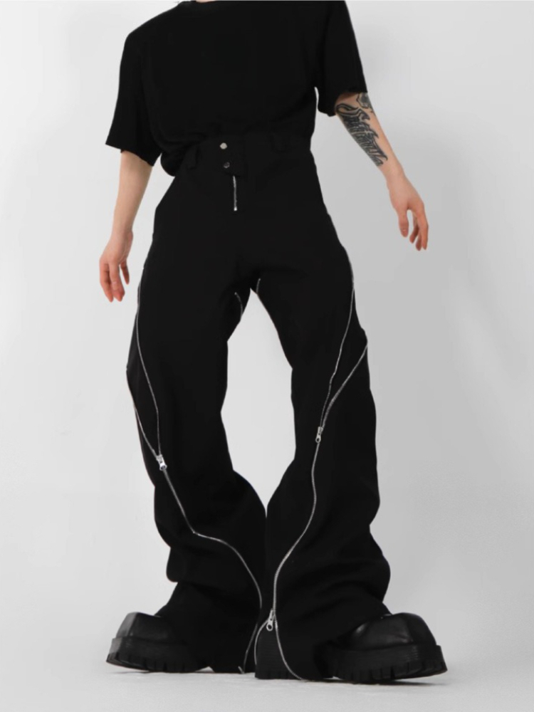 Mens Pants Harajuku Zipper Spl - đánh giá và giá Cargo Pant Wide