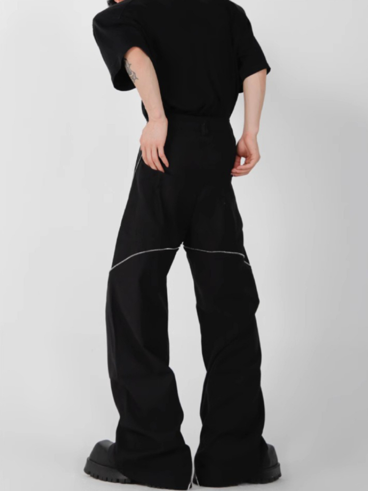 Mens Pants Harajuku Zipper Spl - đánh giá và giá Cargo Pant Wide