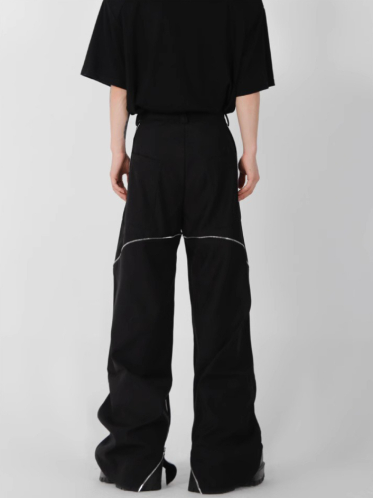 Mens Pants Harajuku Zipper Spl - đánh giá và giá Cargo Pant Wide