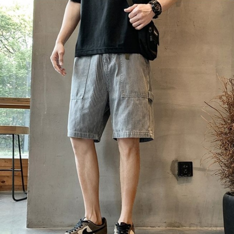 Short Jeans Pants for Men Blue - đánh giá và giá Street Fashion Baggy