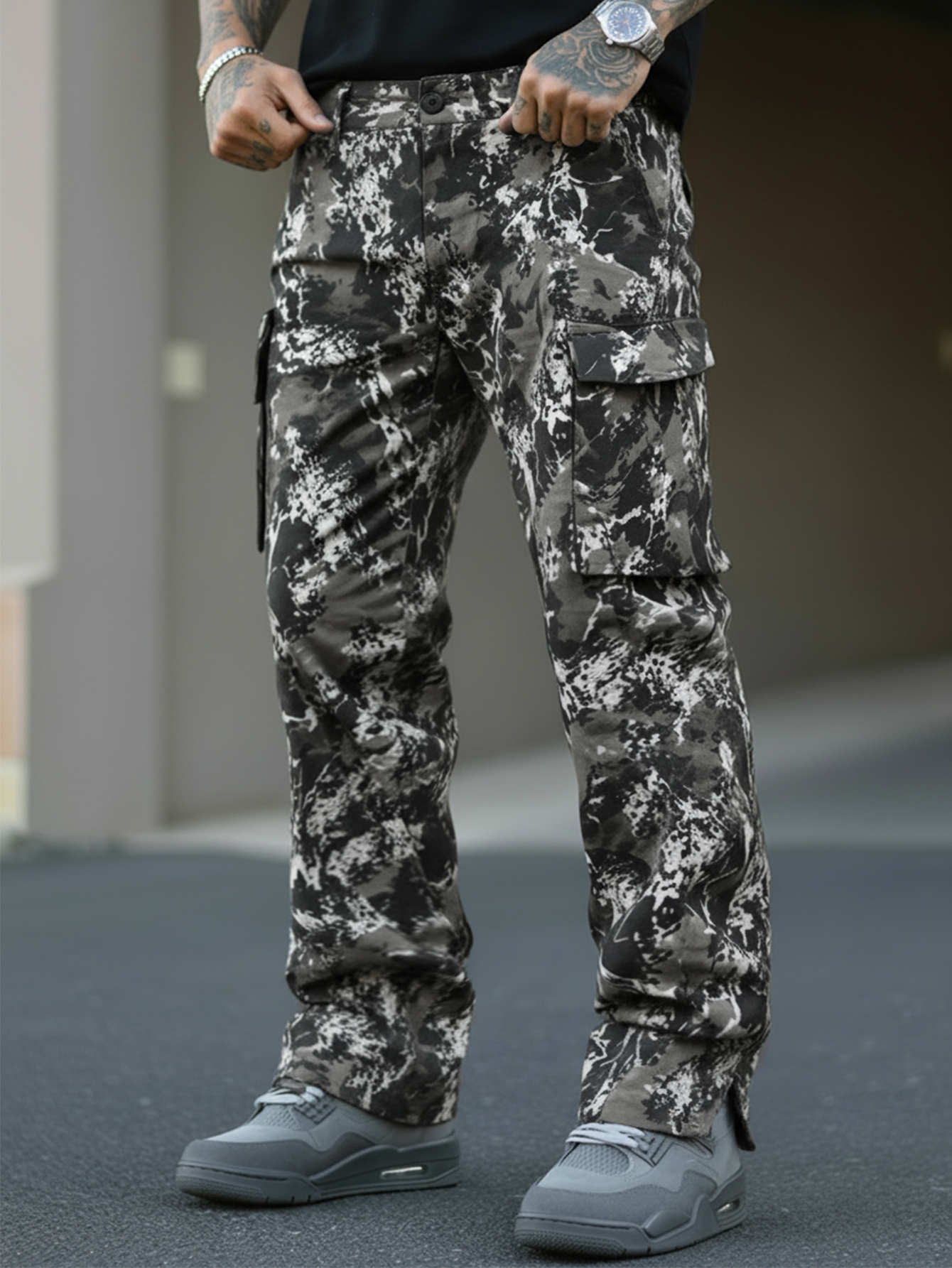 Men's camouflage Avant-Garde S - đánh giá và giá Cargo Pant Wide