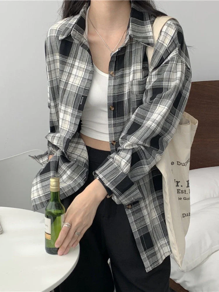 Casual Long Sleeves Autumn Blo - đánh giá và giá Korean Street Fashion Female