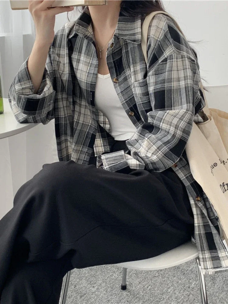 Casual Long Sleeves Autumn Blo - đánh giá và giá Korean Street Fashion Female