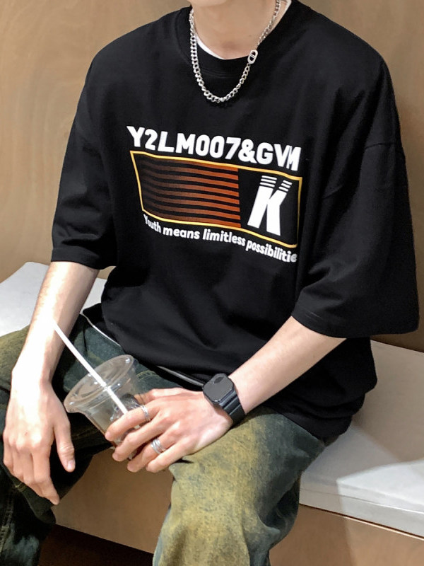 Casual Stripe Print Short Slee - đánh giá và giá Street Fashion Co