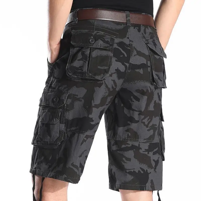Wide Camo Loose Male Short Pan - đánh giá và giá Cargo Pant Wide