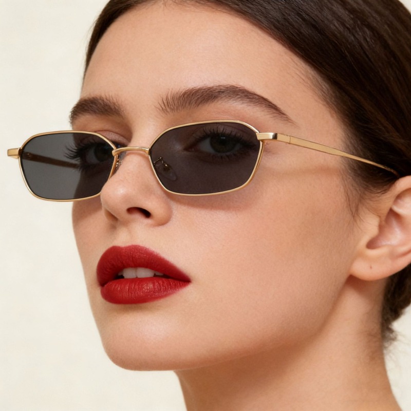 New Metal Frame Polygonal Sung - đánh giá và giá Street Fashion Photography