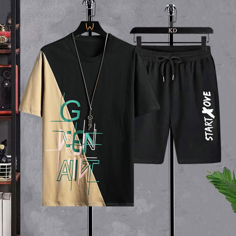 Men's T-shirt Sets Fashion Cas - đánh giá và giá Street Fashion Clothes