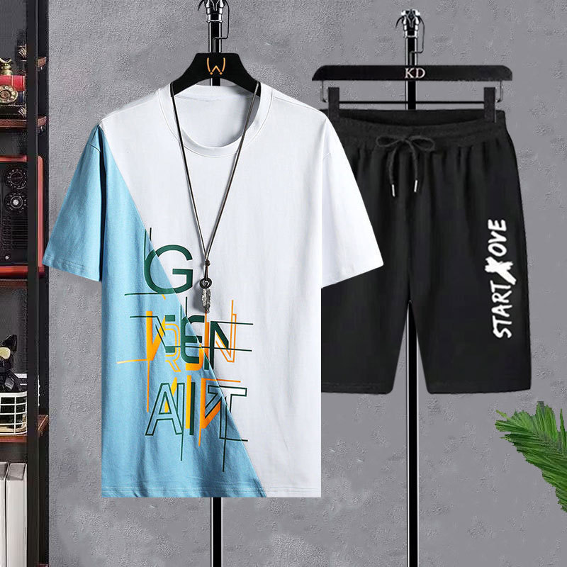 Men's T-shirt Sets Fashion Cas - đánh giá và giá Street Fashion Clothes