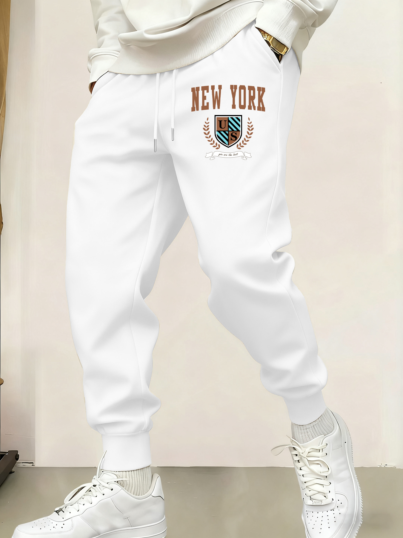 New York Usa Print Mens Sweatp - đánh giá và giá Street Fashion Of New York