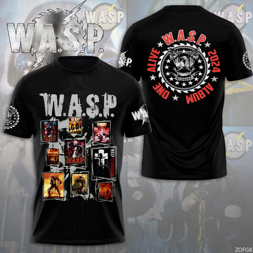 W.A.S.P Rock 3D Printing T-shi - đánh giá và giá Street Fashion Baggy