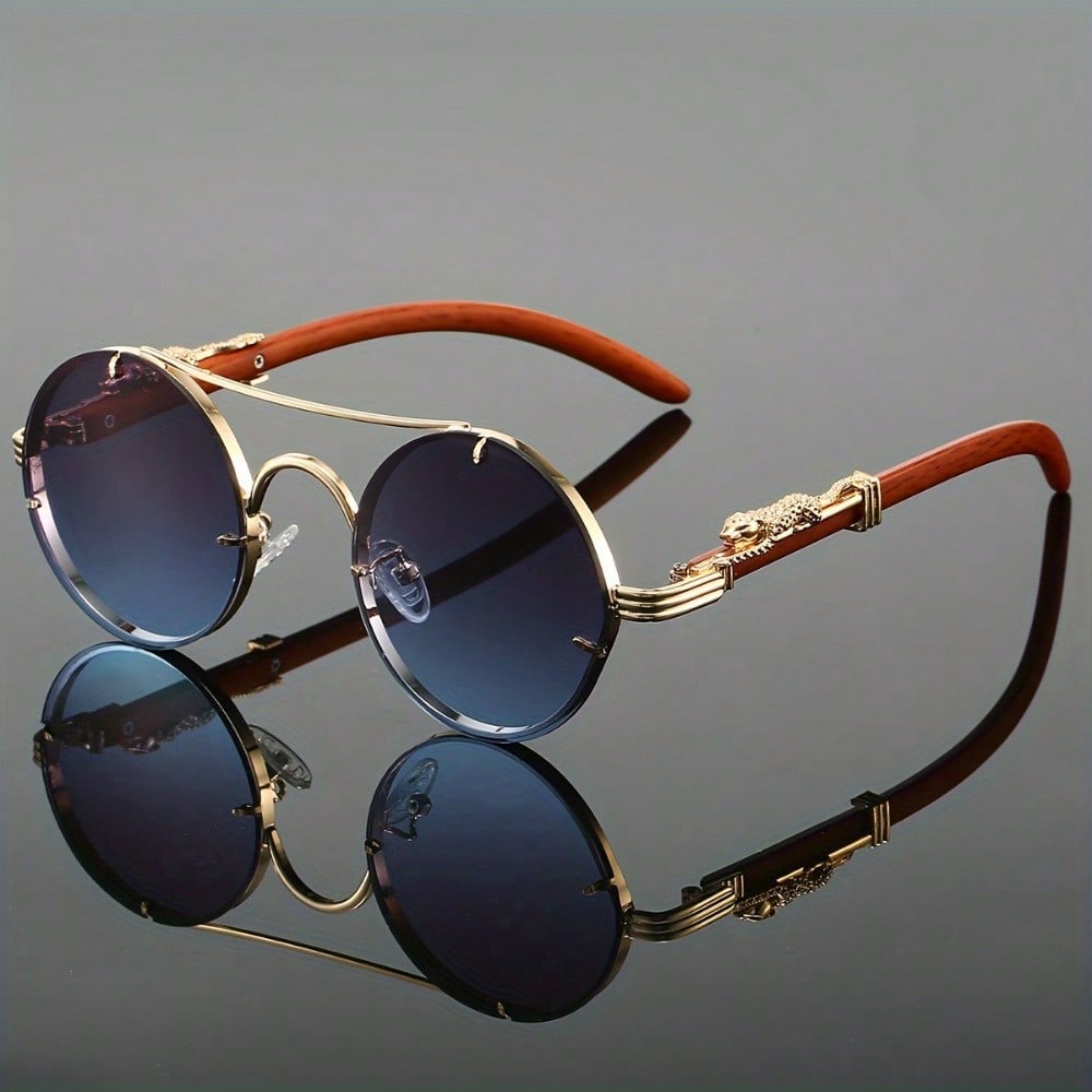 Stylish Round Metal Frame Sung - đánh giá và giá Street Fashion Photography