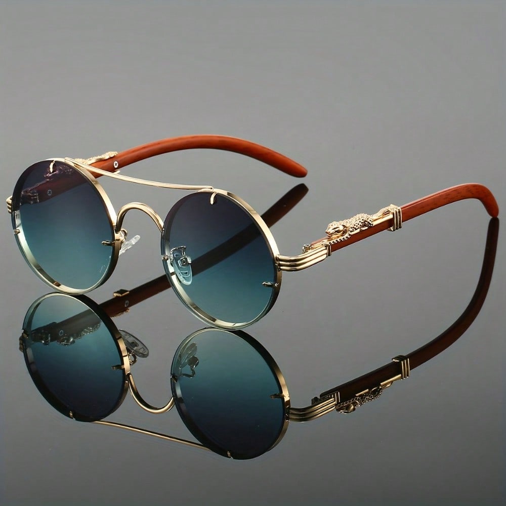 Stylish Round Metal Frame Sung - đánh giá và giá Street Fashion Photography