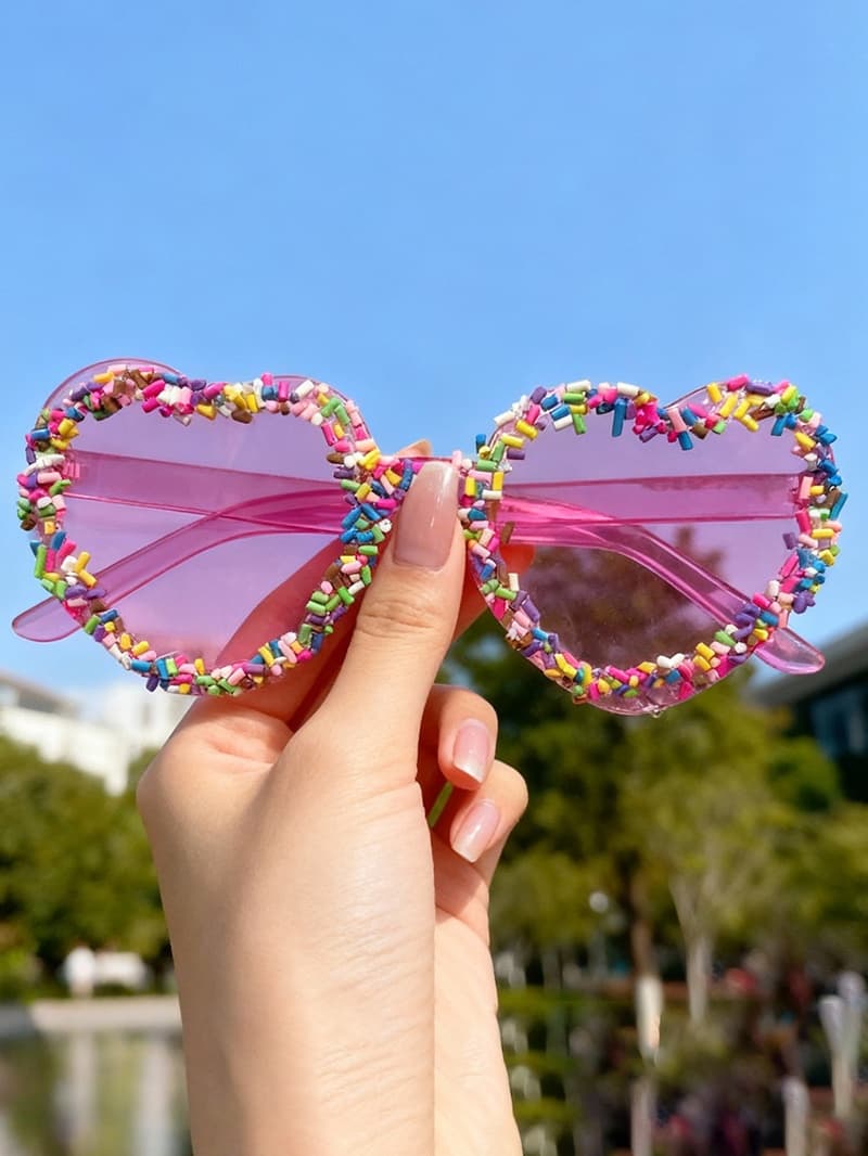 Candy Sprinkle Heart Shaped Su - đánh giá và giá Street Fashion Photo
