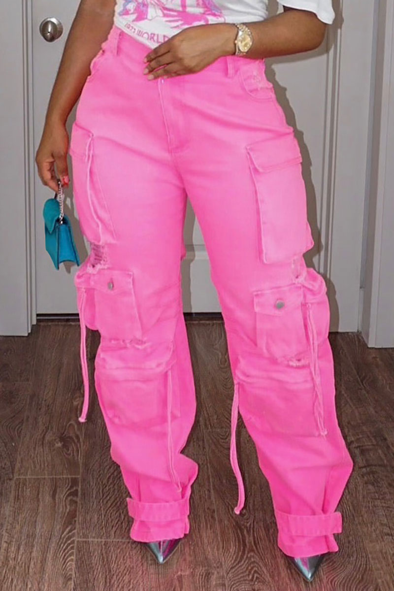Plus Size Cargo Denim Jeans Po - đánh giá và giá Street Fashion Baggy